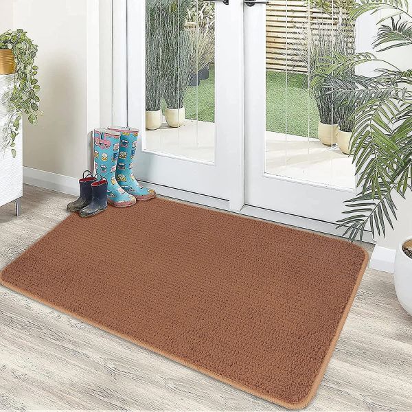 Super Absorbent & Dirt Trapper Non Slip Machine Washable Indoor/Outdoor Mats