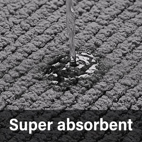 Super Absorbent & Dirt Trapper Non Slip Machine Washable Indoor/Outdoor Mats